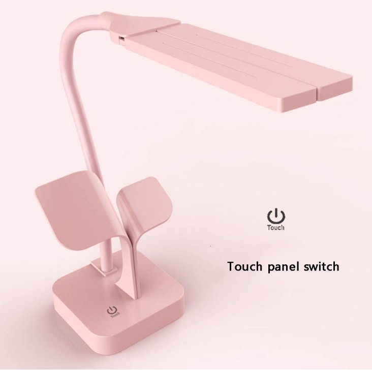 Đen Led để bàn, đèn bàn chống cận 2 nhánh cao cấp 2020
