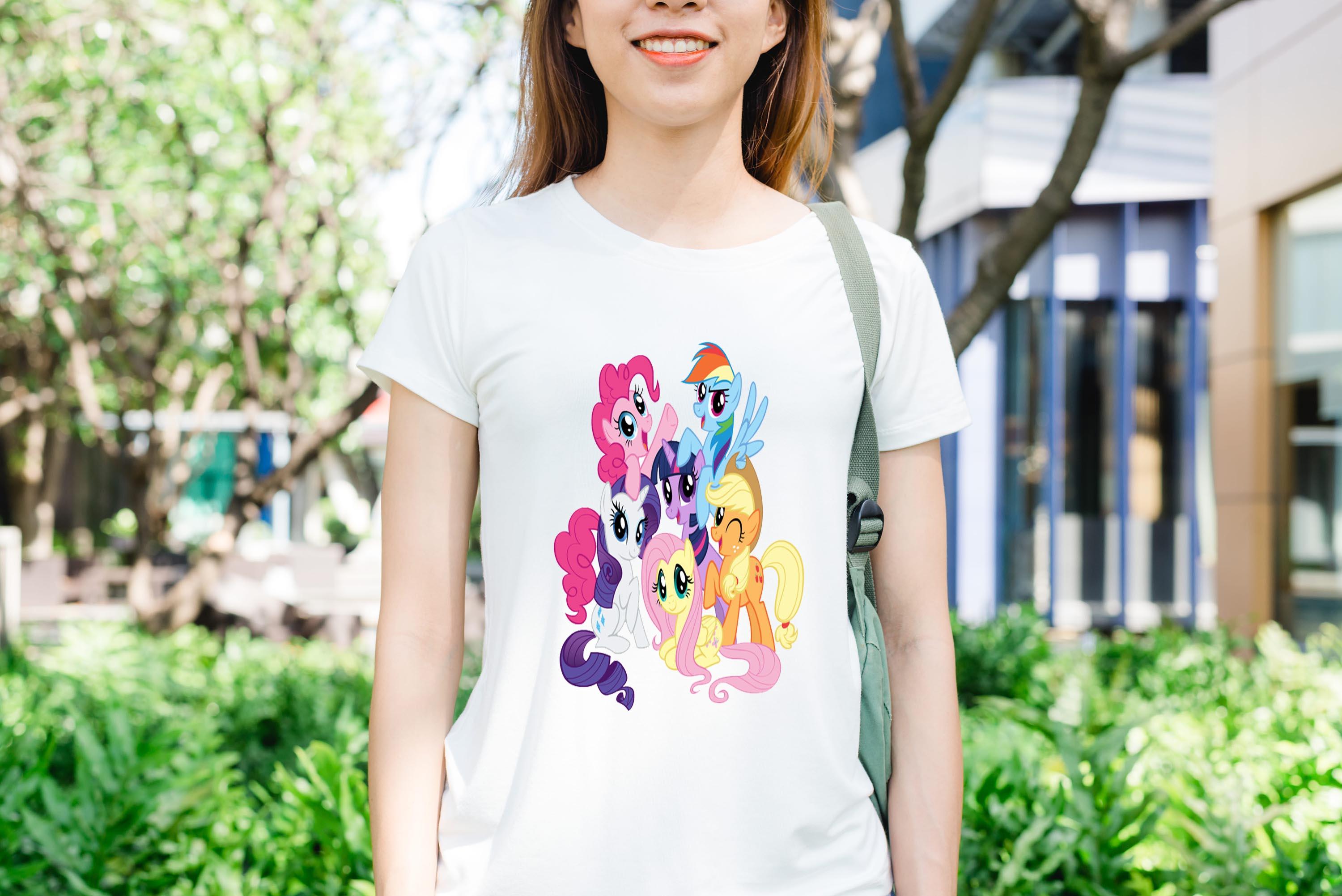 [HCM]Áo thun in hình pony nhiều con vui cười