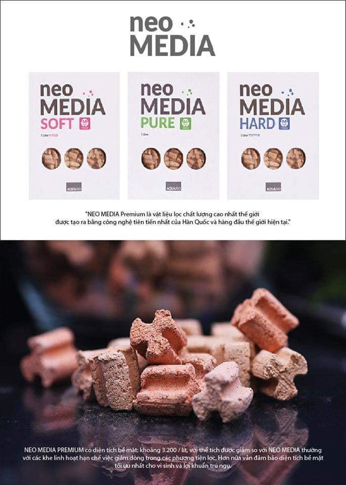 [Hoàn Tiền 10%] Vật liệu lọc NEO MEDIA PREMIUM PURE (Trung Tính) cho Bể Thủy Sinh, Bể Cá Cảnh (100ml)