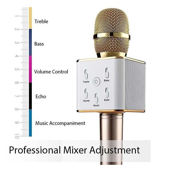 Micro karaoke Q7, Micro di động tích hợp Bluetooth Thế hệ mới