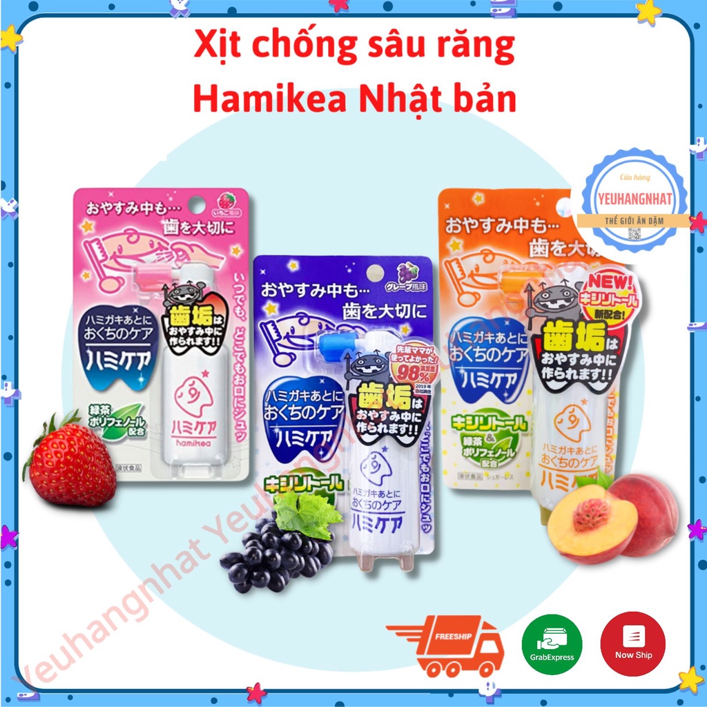 Xịt chống sâu răng cho bé Hamikea