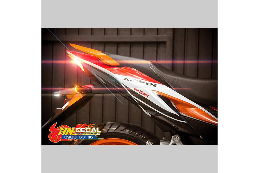 Tem Trùm Winner X Trắng Cam Repsol