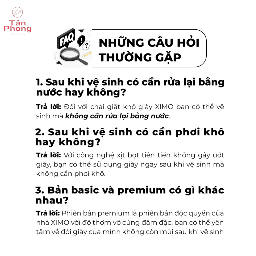 Bình xịt tạo bọt vệ sinh giày XIMO 300ml