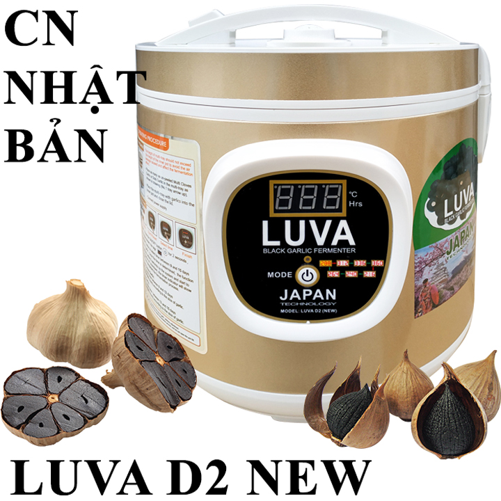[ FREESHIP Toàn Quốc] Máy làm tỏi đen Luva D2(New) công nghệ Nhật Bản