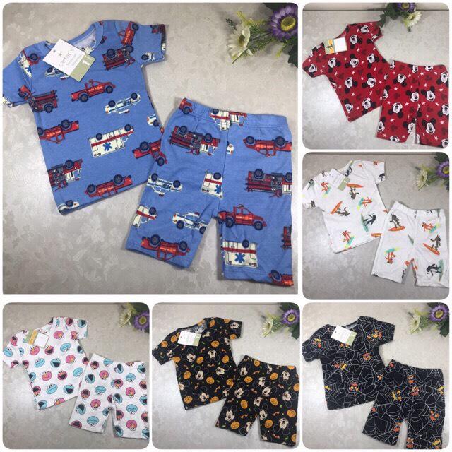 Combo 3 bộ Bozip carter đùi cho bé trai
