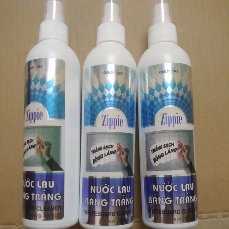 (1 Chai) Nước xịt lau bảng trắng Zippie 250ml