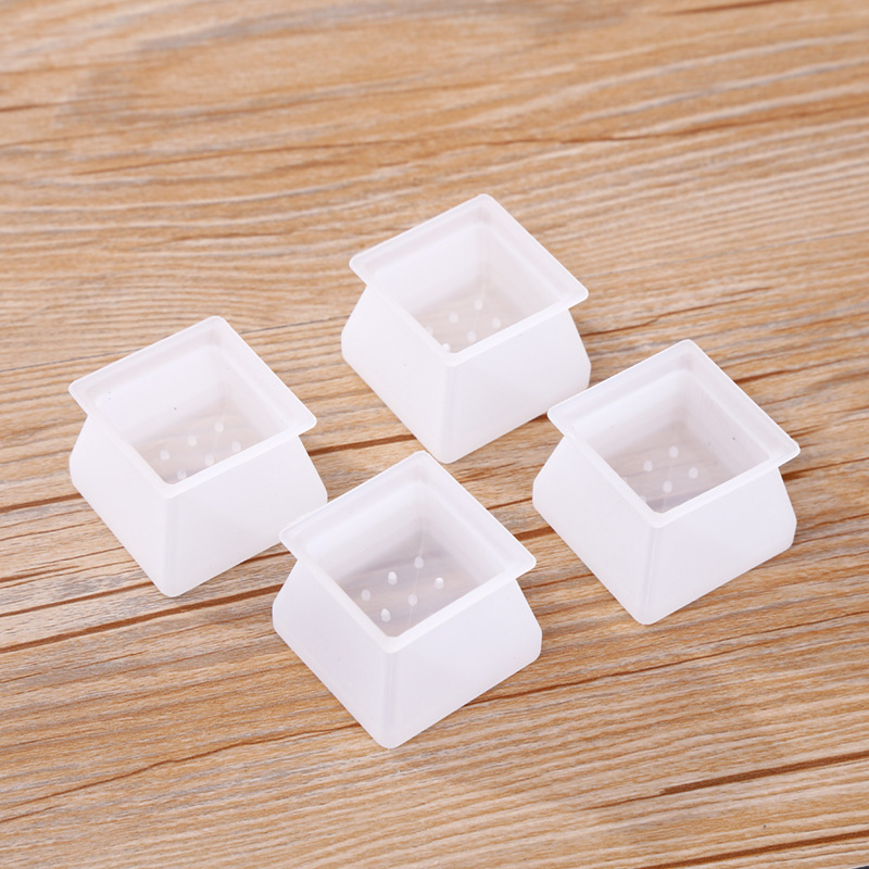 [SET 4] Miếng silicon bọc chân bàn ghế hình vuông dày
