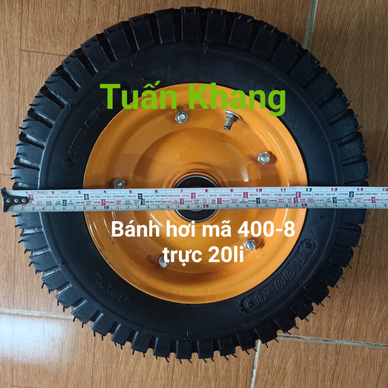 Bánh xe rùa , xe đẩy hàng , bơm hơi 38cm