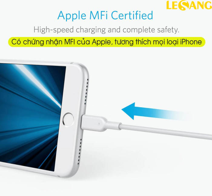 cu sạc anker  powerpoint lite 5 Cổng USB