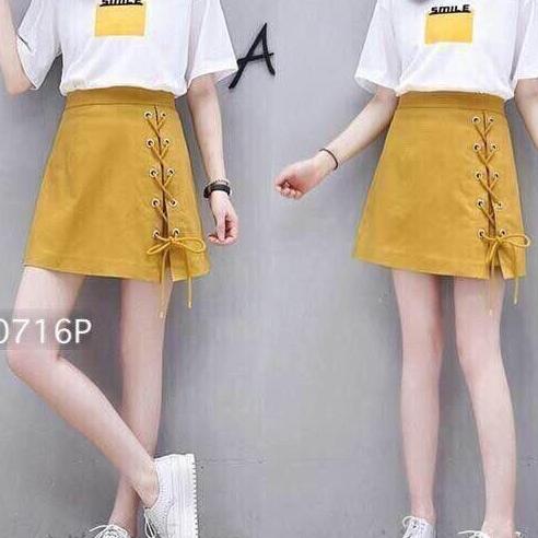 Set áo và chân váy in chữ smile TPD (Có size bự)