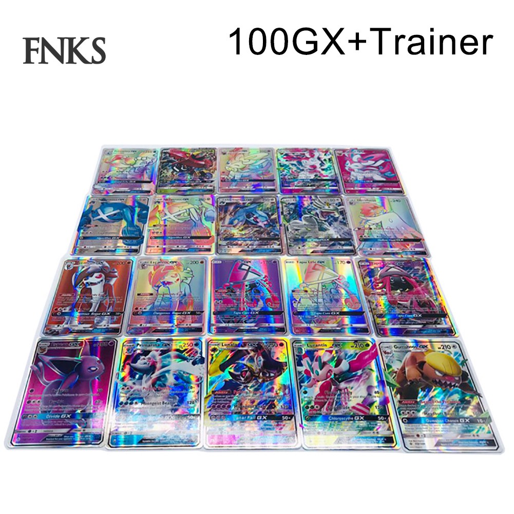 Bộ 100 Thẻ bài Pokemon độc đáo