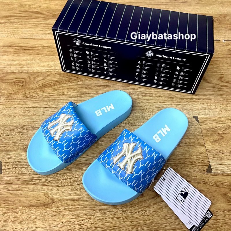 Dép 🅜🅛🅑 quai ngang nam nữ nhiều màu (tặng box)