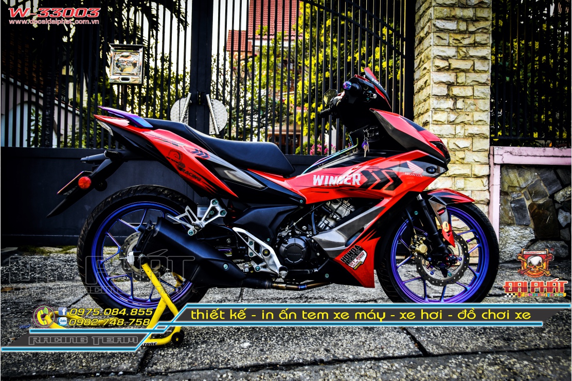 Tem trùm winner X đỏ đen - w-33003