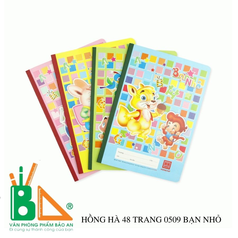 Vở 4 ôly Hồng Hà 48 trang 0509 Bạn nhỏ