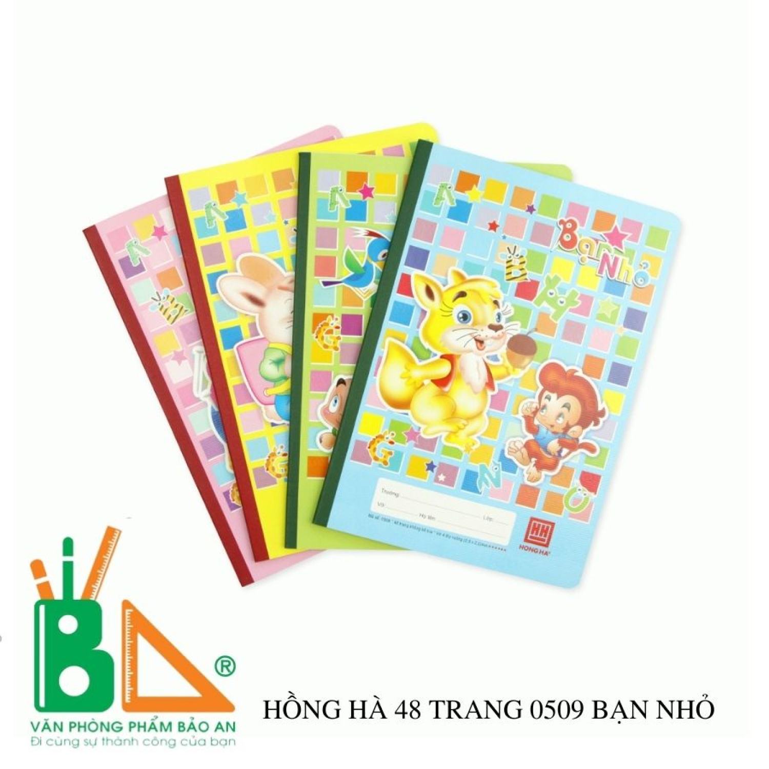 Lốc 10 Vở 4 ôly Hồng Hà 48 trang 0509 Bạn nhỏ