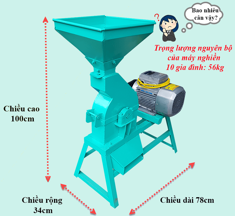Đầu máy nghiền 10 buồng thẳng