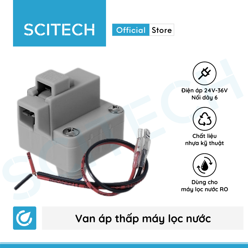 [HCM]Van áp thấp máy lọc nước - Scitech Water