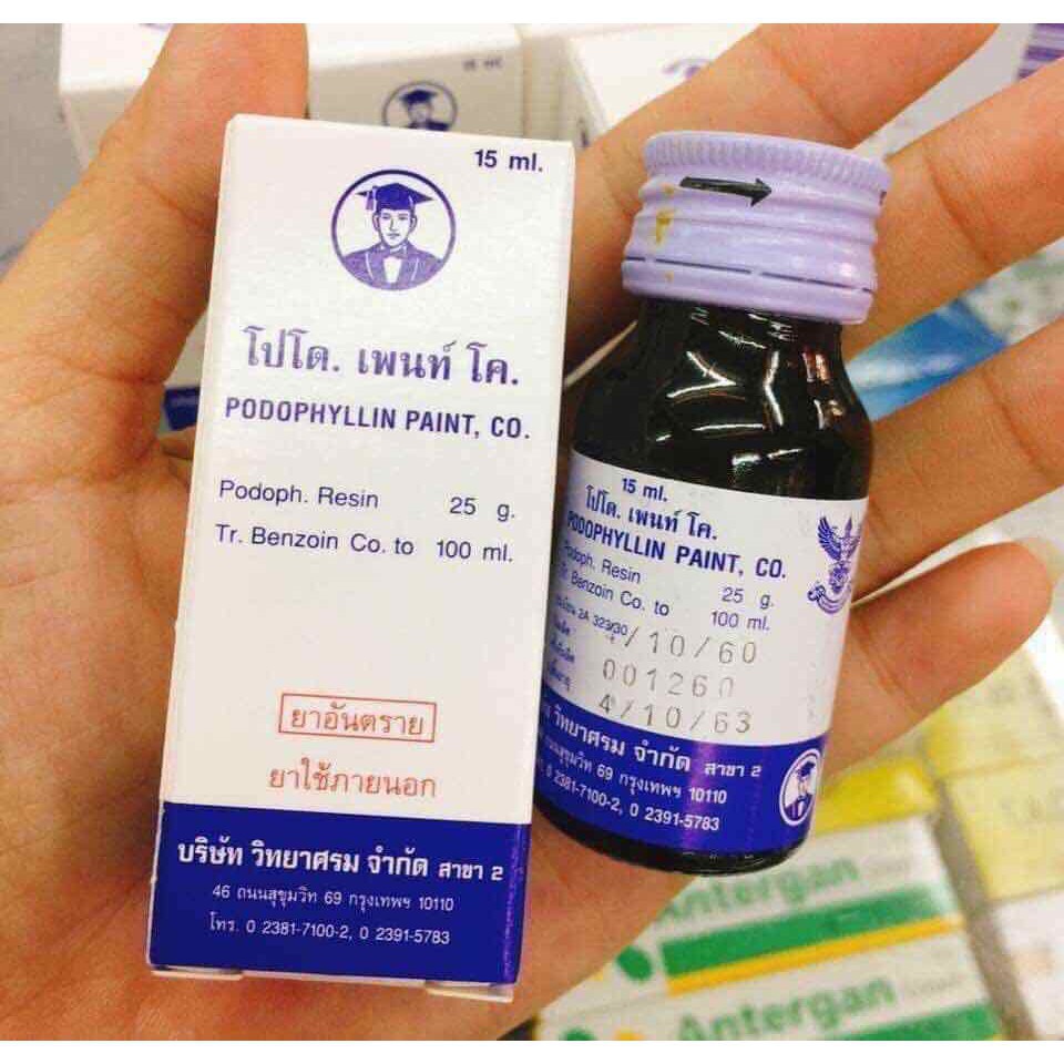 [HCM]DUNG DỊCH PODOPHYLLIN THÁI LAN