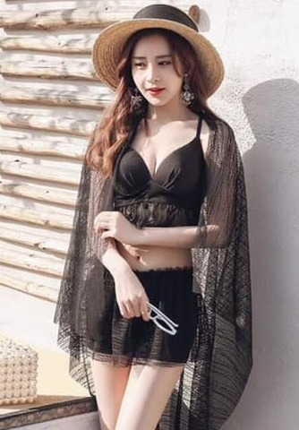 Đồ Bơi Nữ Bikini Đi Biển 3 Mảnh Phong Cách Hàn Quốc.Bộ tắm biển ren siêu đẹp-Bộ bơi nữ-bộ tắm biển -Bộ bơi