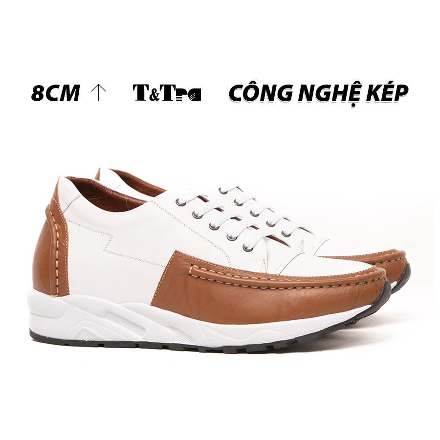 -padded shoes men's t&tra t27 white brown