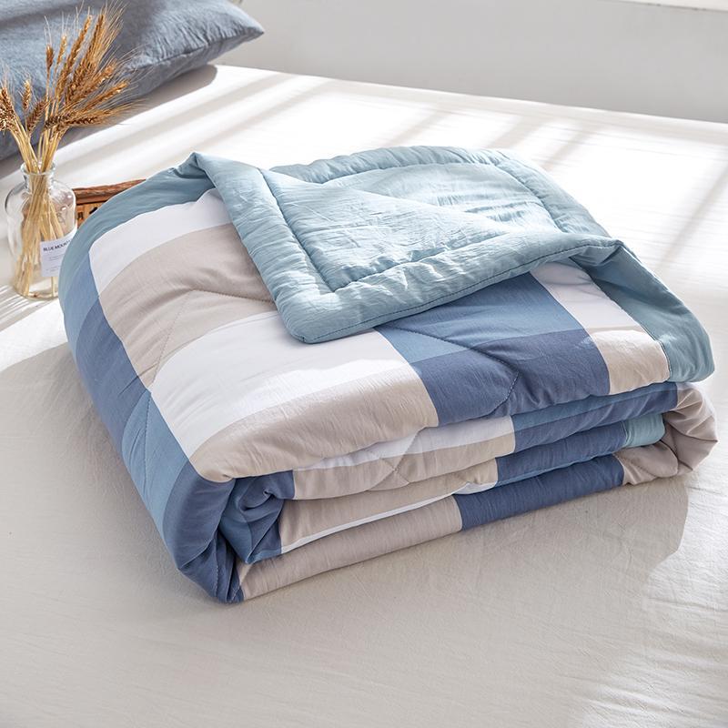 Chăn hè vải cotton kích thước 1m6x2m cao cấp, mền trần bông mềm mịn
