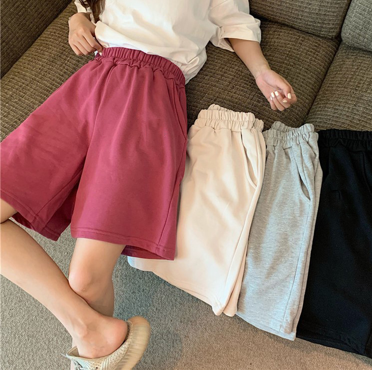 [HCM]Quần shorts lửng thun nữ mẫu basic dễ mặc