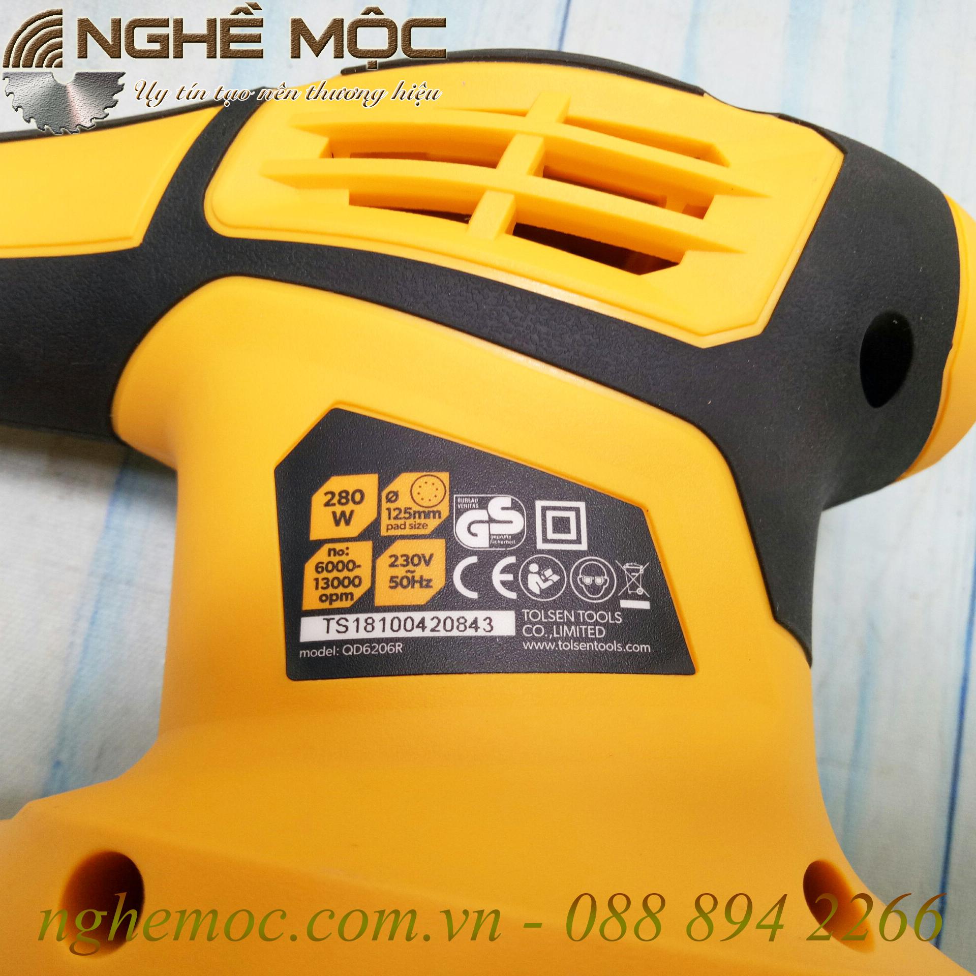 Máy chà nhám tròn Tolsen 280W ( 79566)