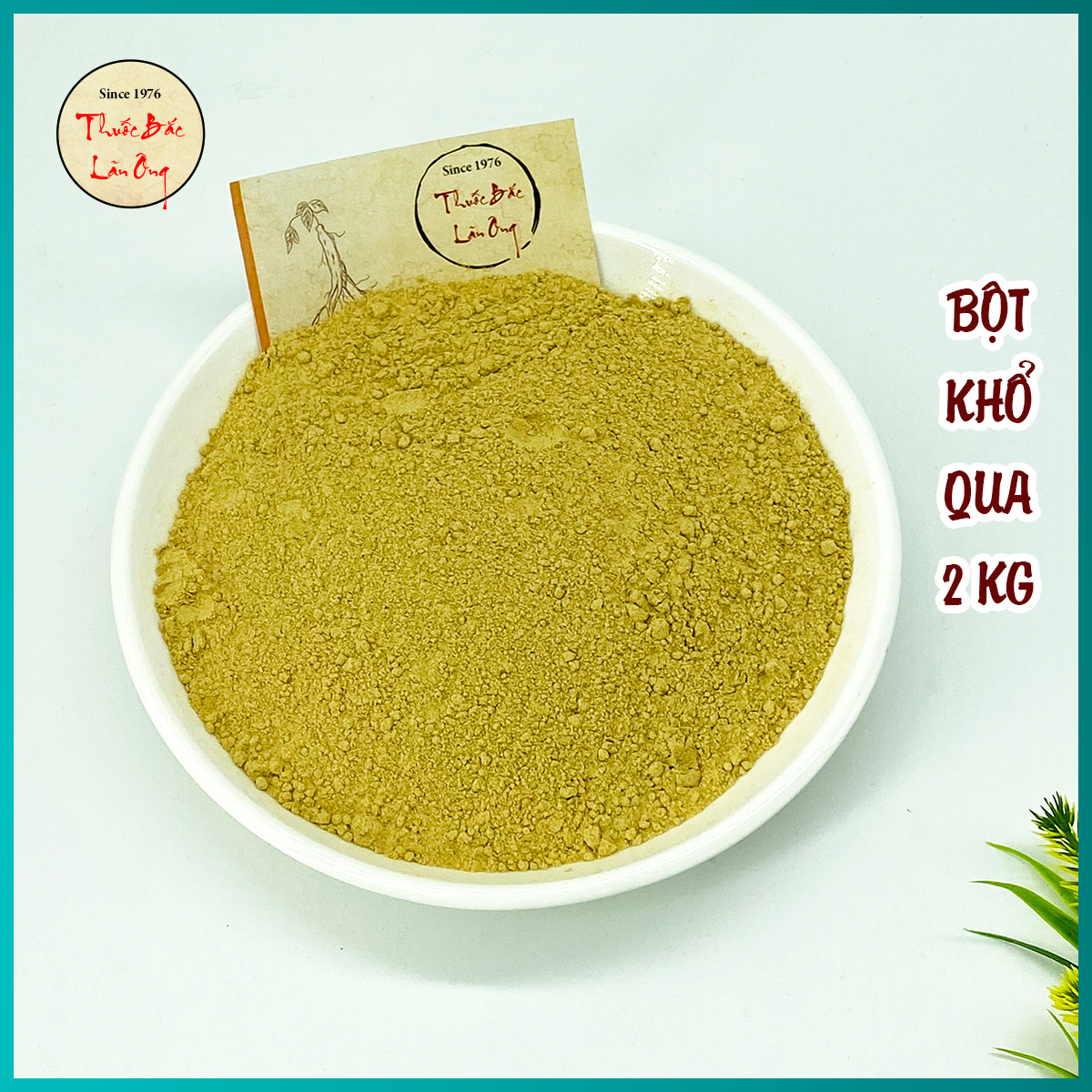 200g Bột Khổ Qua (Bột Mướp Đắng) Nguyên Chất - Bột Đắp Mặt Nạ Hữu Cơ