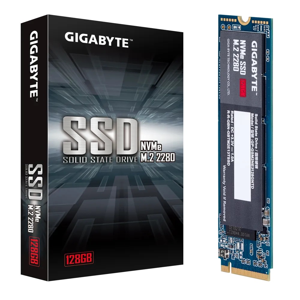 Ssd gigabyte 128gb m2 2280 nvme pci-express 3.0 x4
