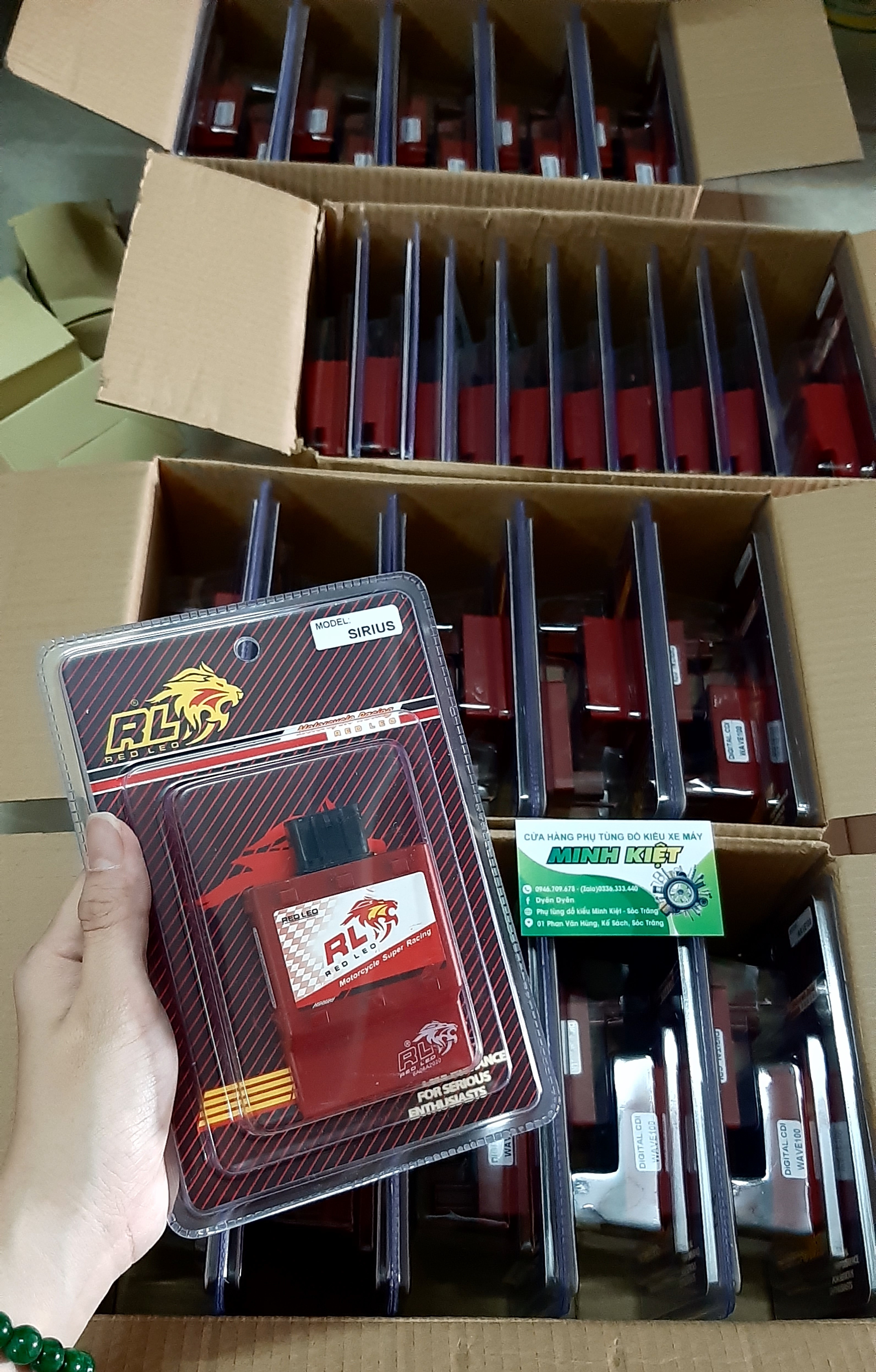 COMBO IC + MOBIN REDLEO CHO SIRIUS RC 110 [ CHUI 6 CHẤU ] - CÓ BÁN LẺ