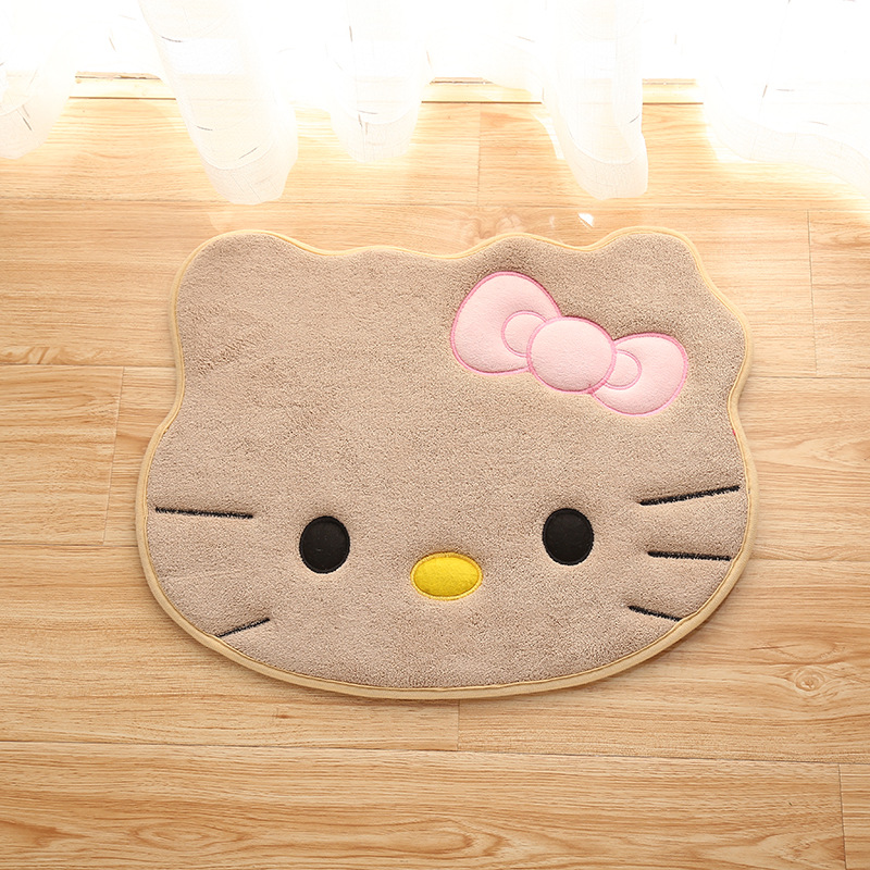 Thảm lau chân hình mèo hello kitty