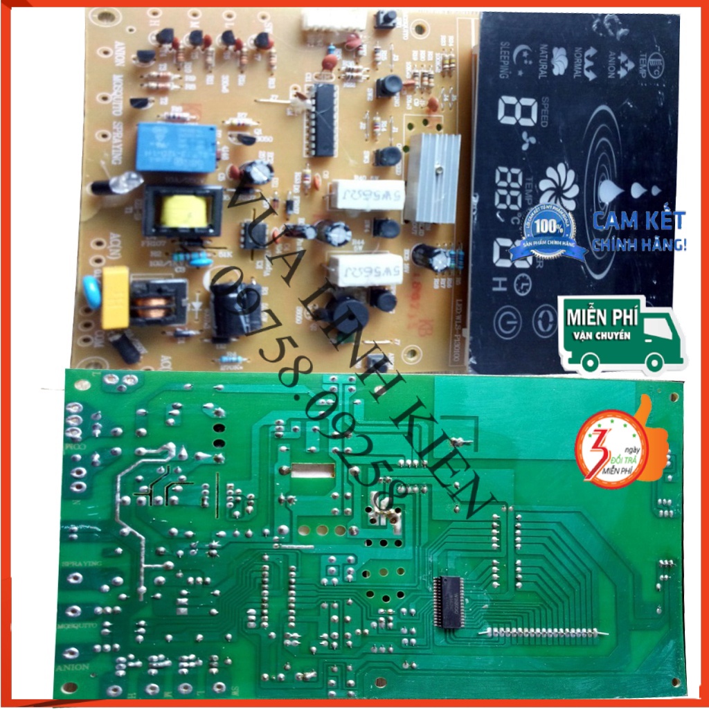 Mạch điều khiển quạt phun sương shd7821 chính hãng