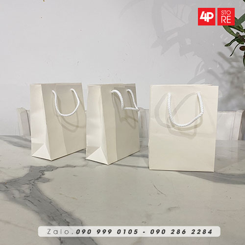 10 TÚI KRAFT TRẮNG 120GSM - NHIỀU SIZE