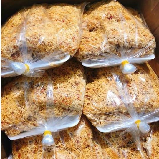 Cơm cháy chà bông (nếp giòn rụm- hút chân không- đáy nồi)