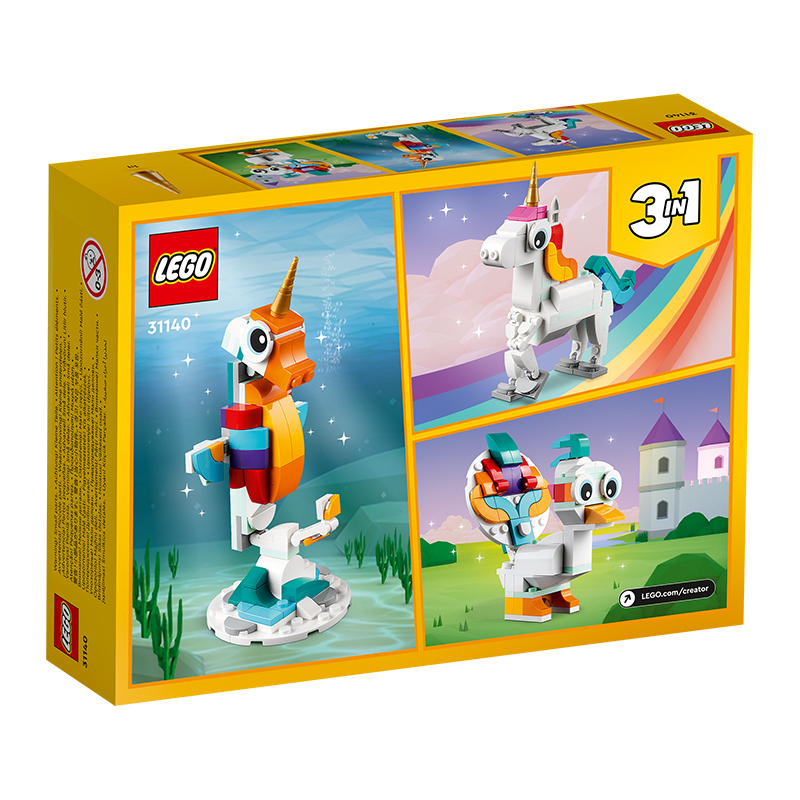 Đồ Chơi Lắp Ráp LEGO Kỳ Lân Sắc Màu 31140 (145 chi tiết)