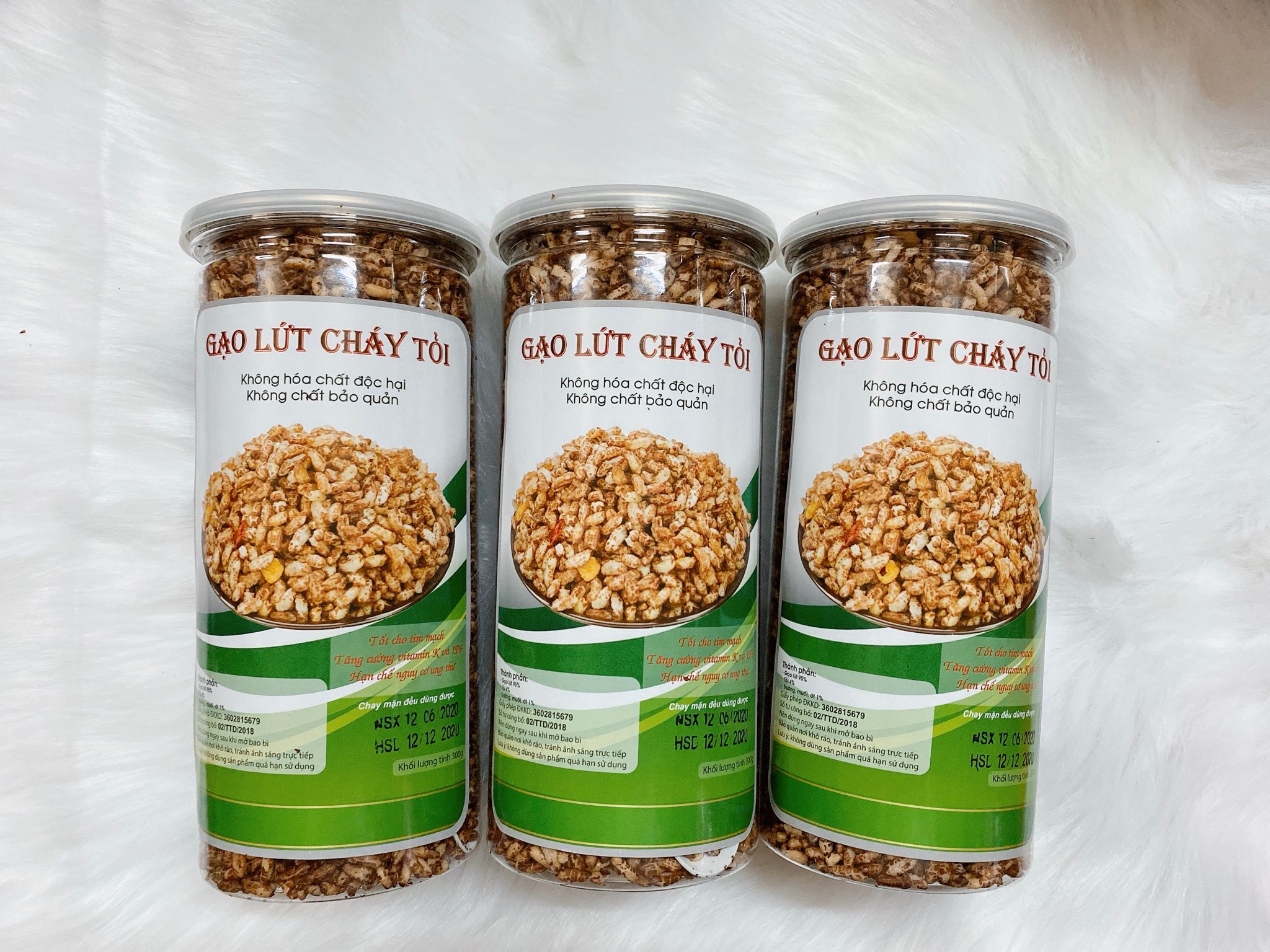 GẠO LỨT CHÁY TỎI 300gram