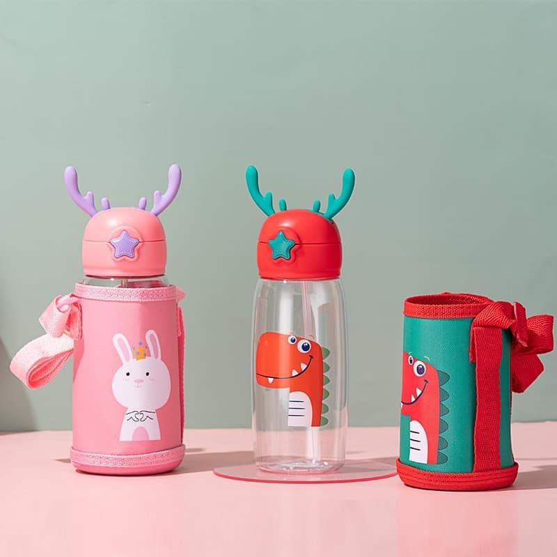 Bình nước có ống hút 700ml