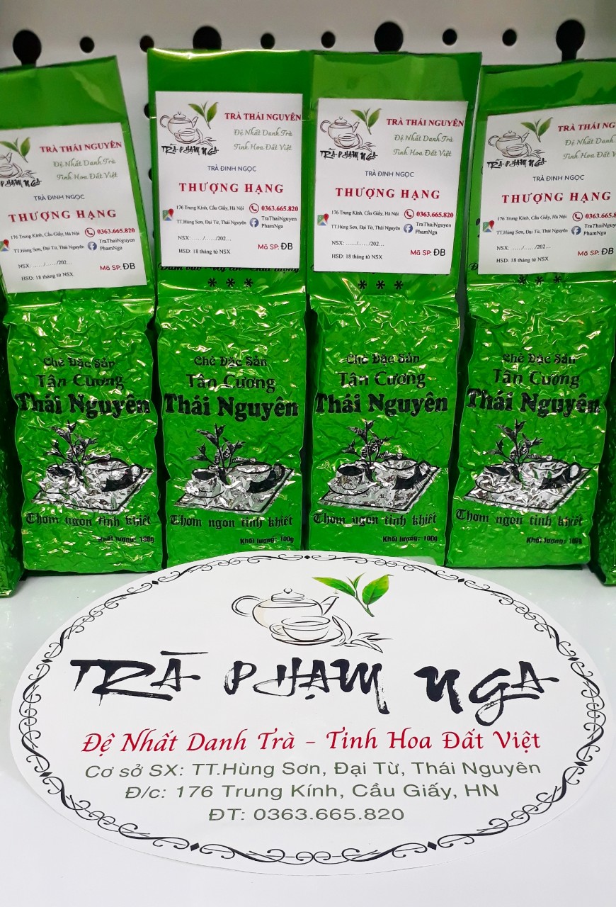 Trà Thái Nguyên Trà Đinh Ngọc, Đặc Biệt Thơm Ngon Thượng Hạng, chế biến thủ công bằng tay 100% (1.200.000đ/kg) - Trà Thái Nguyên Phạm Nga