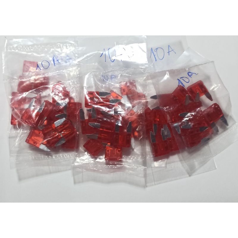[HCM]Cầu Chì Xe Máy 10A  Loại Nhỏ (10 Cái)