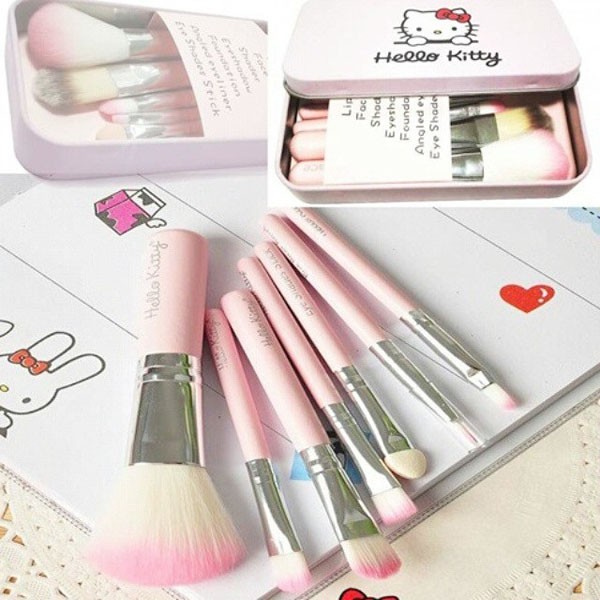[HCM]BỘ CỌ TRANG ĐIỂM CÁ NHÂN 7 MÓN KITTY