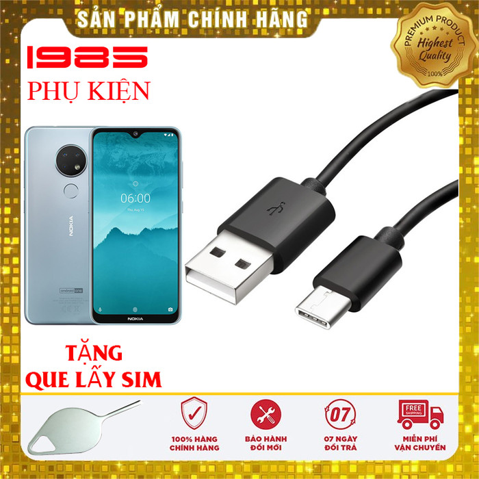 Cáp sạc nhanh nokia 6.2 nokia 6.1 plus