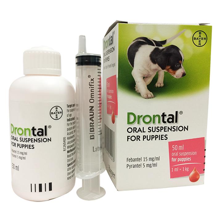 Dung dịch Uống Tẩy Giun Chó Con - Bayer Drontal