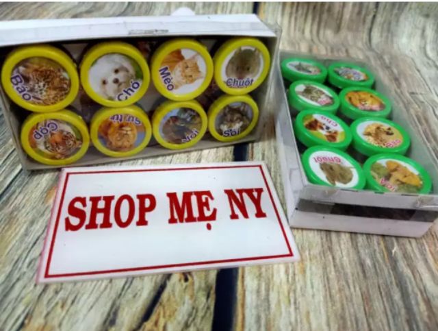 [HCM]Bộ đồ chơi cờ thú nhựa mica cho bé