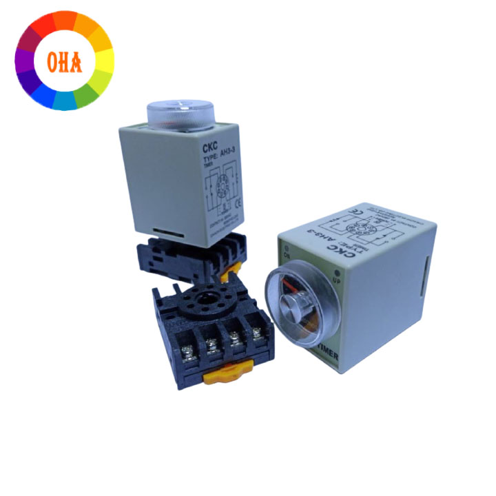 Rơ Le Thời Gian CKC, IC TIMER CKC AH3(10S, 30S, 60S, 10M, 30M, 60M)