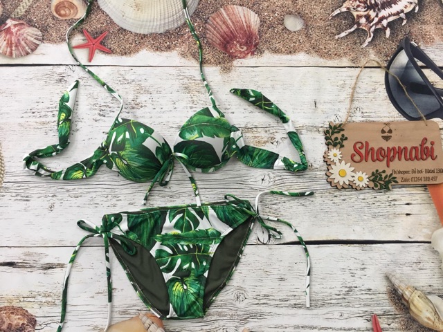 [HCM]Đồ bơi bikini 2 mảnh khoe dáng hoa siêu đẹp