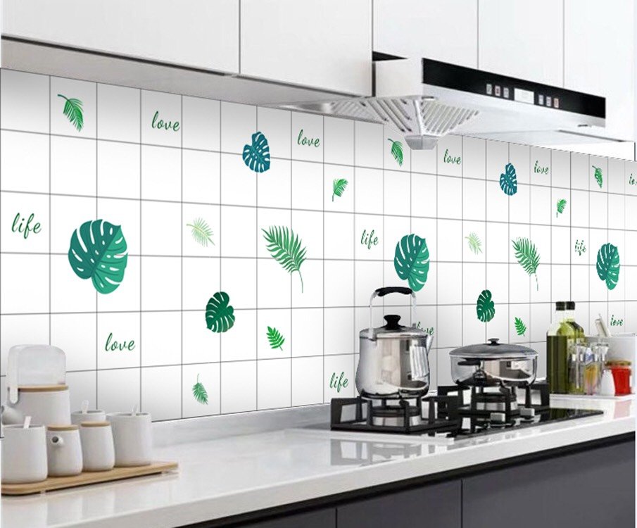 [SALE] 3 mét Decal dán bếp, giấy dán bếp chịu nhiệt khổ 60cm