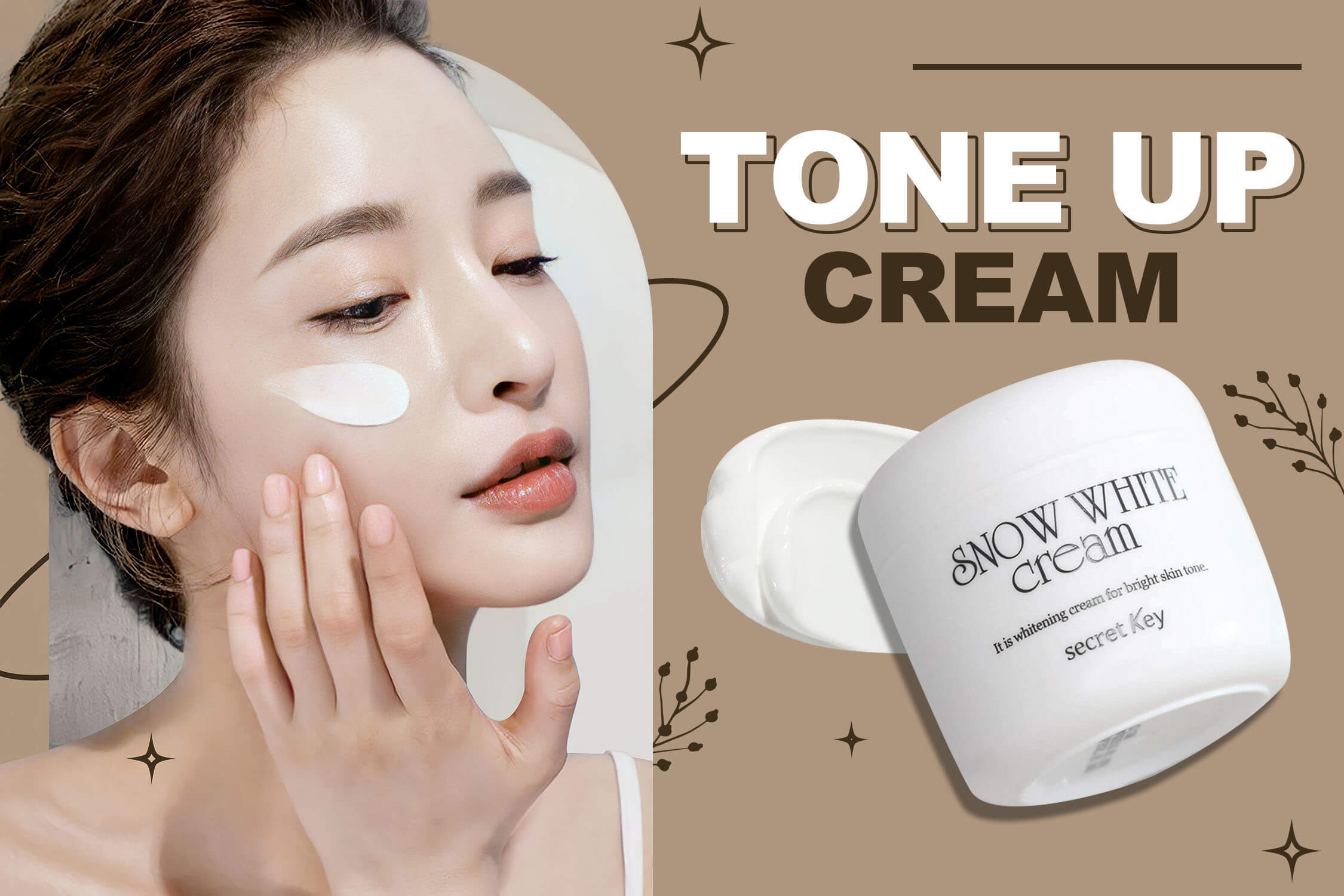 Kem Dưỡng Trắng Da Secret Key Snow White Cream