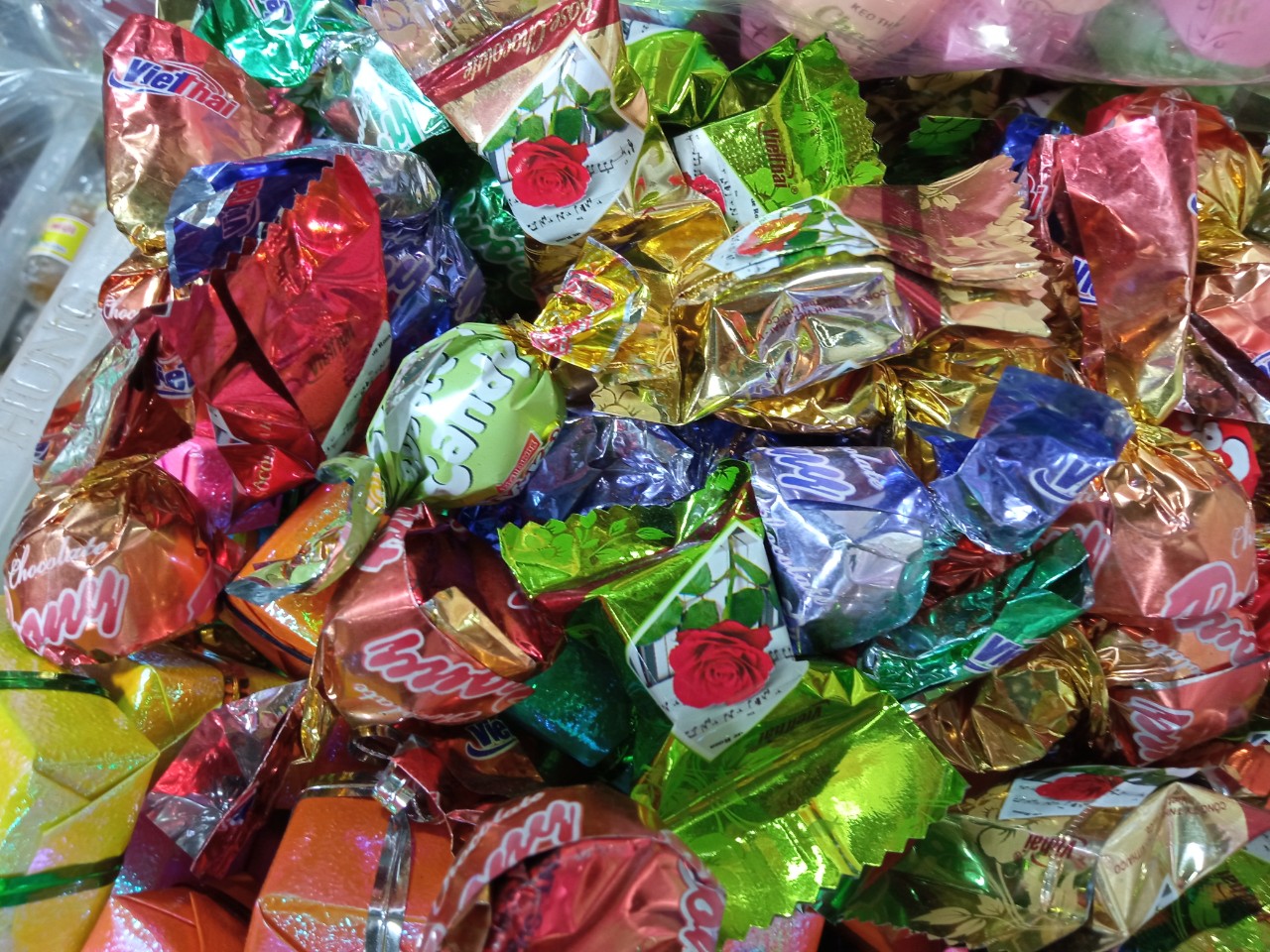 1kg kẹo socola hoa hồng siêu ngon