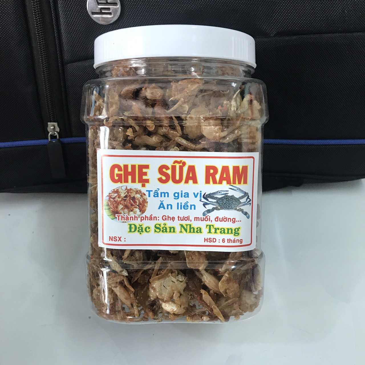 ghẹ sữa ram hũ 200gr