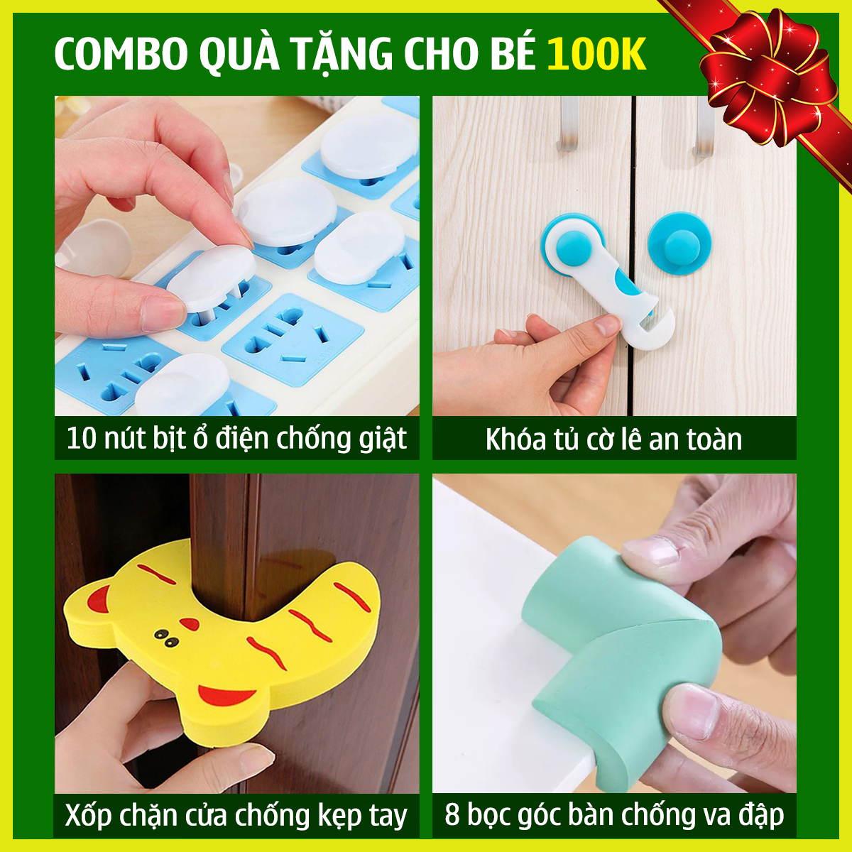 Combo Bộ sản phẩm an toàn cho bé